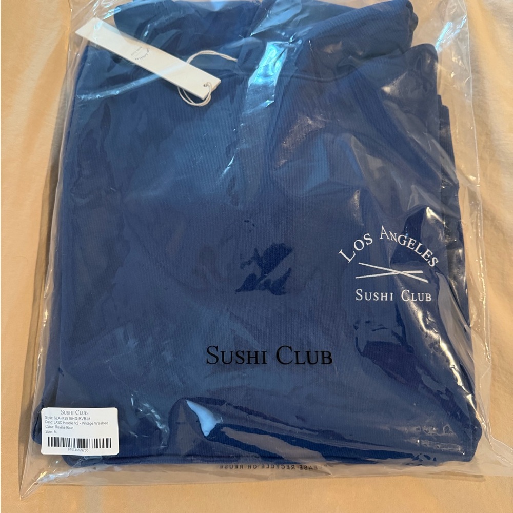 Stampd Blue Los Angeles Sushi Club Sweatshirt limited edition by Nobu